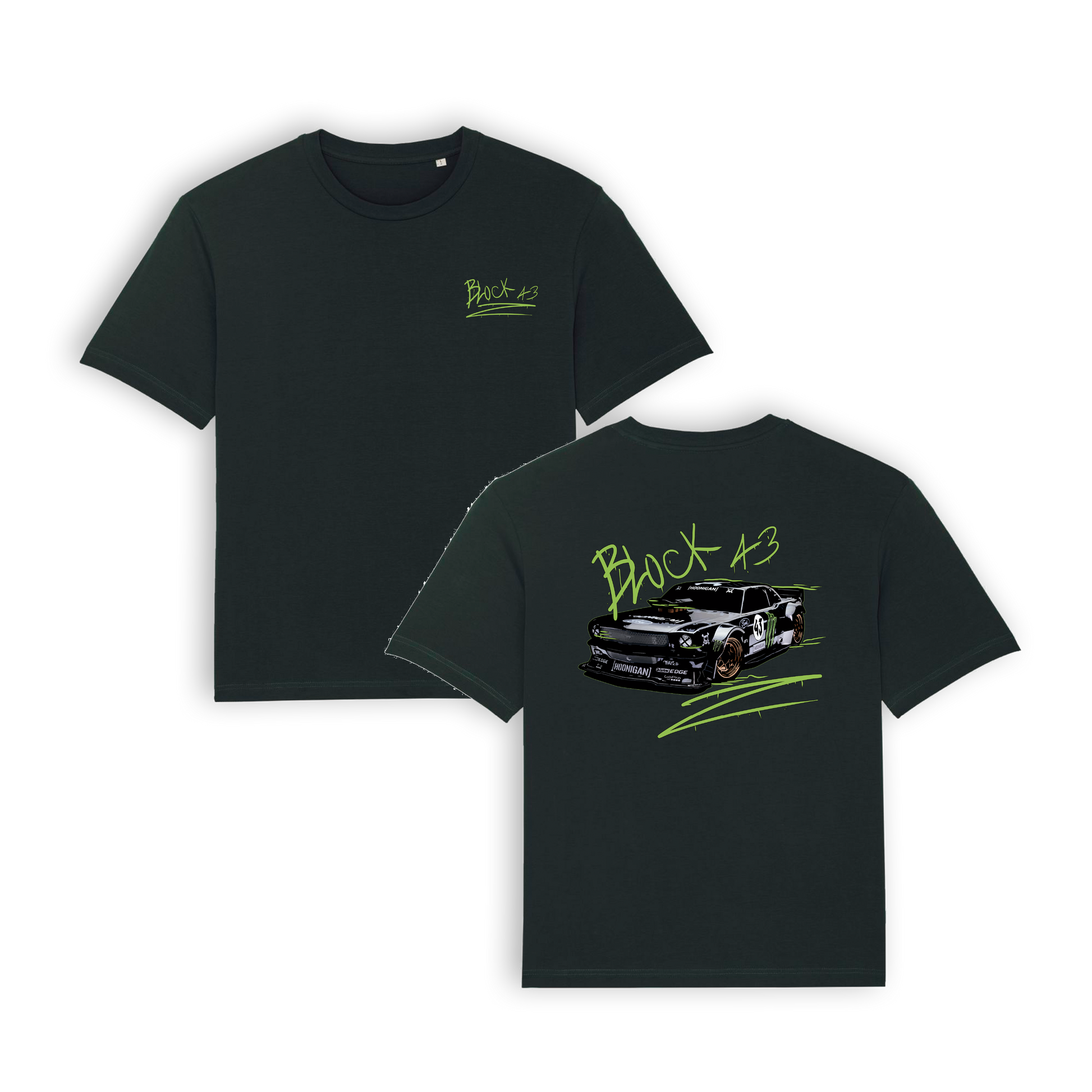 Camiseta tributo Ken Block y su mustang OFD